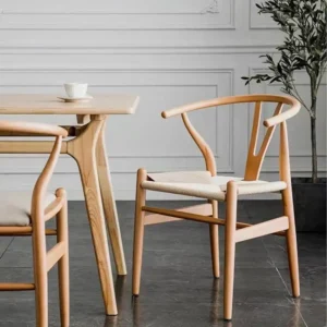 Silla wishbone madera