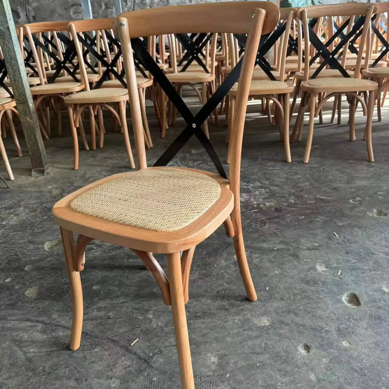 Silla crossback metal - Imagen 3