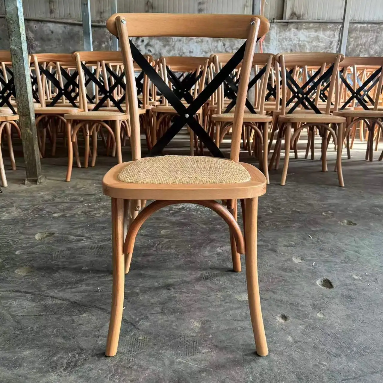 Silla crossback metal - Imagen 2